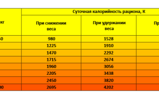 Сколько калорий нужно употреблять человеку в день