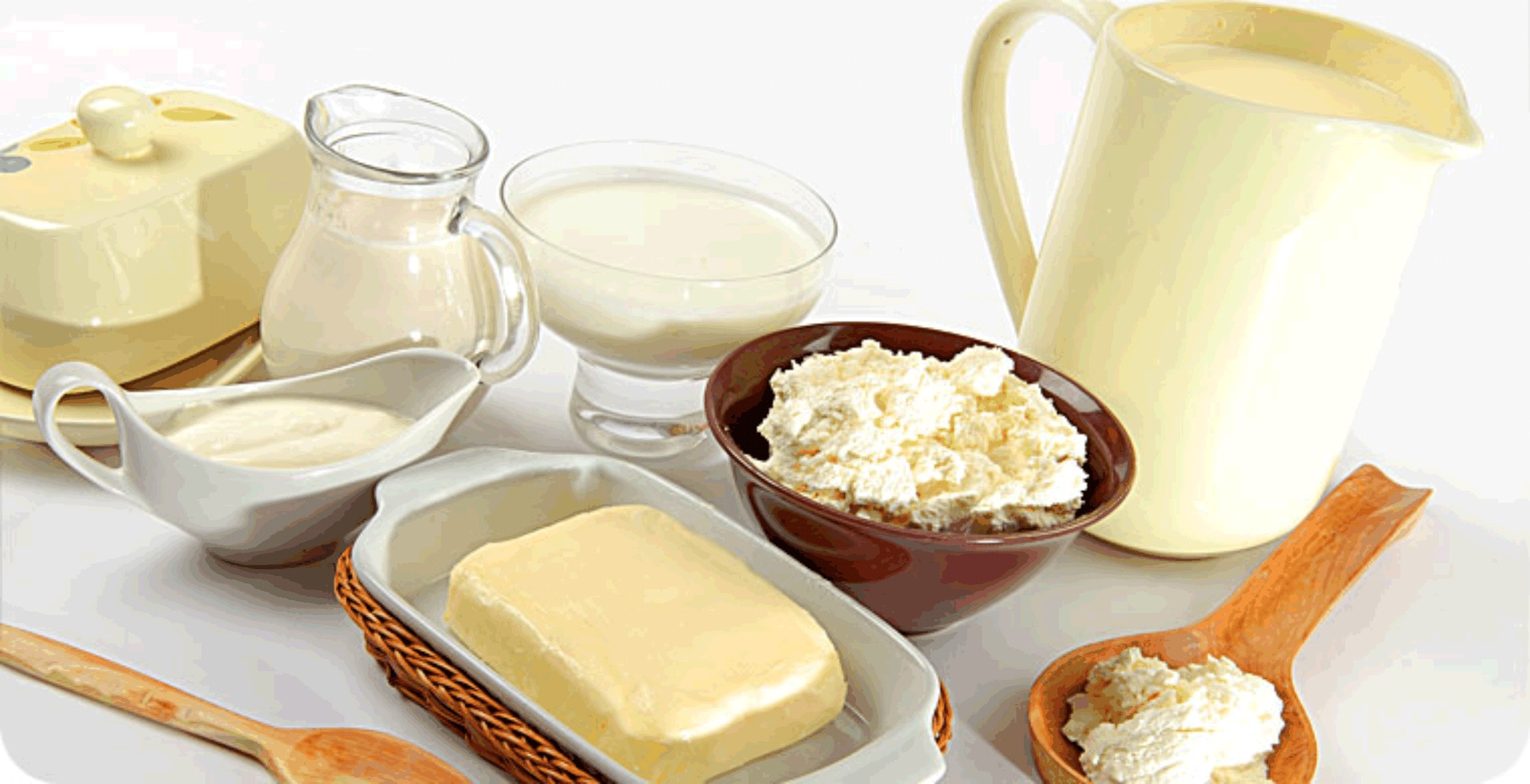 Жирные молочные продукты