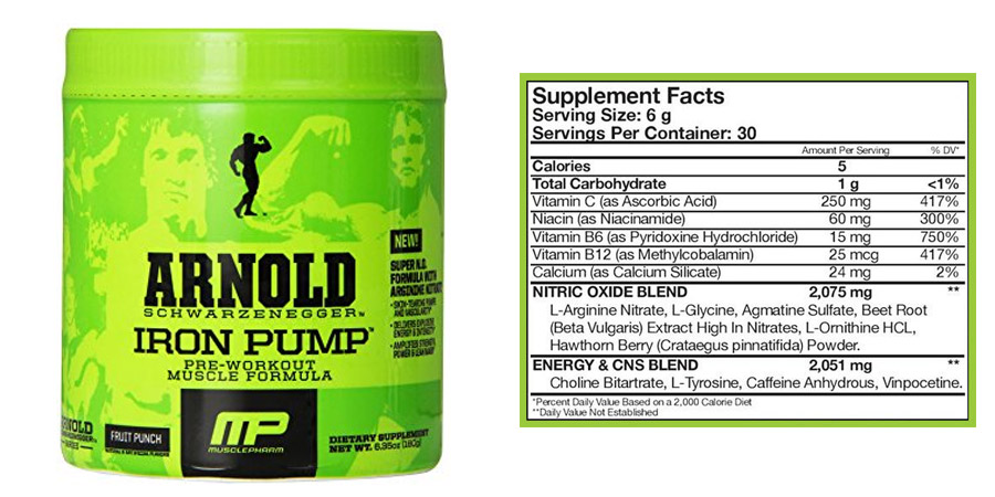 Предтренировочный комплекс Arnold Iron Pump
